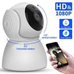 IP Camera baby monitor 360 Degrees Pan Tilt Rotation cctv