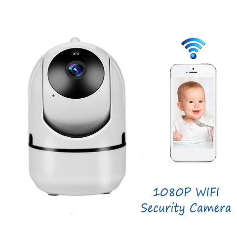 Mini Baby Monitor IP Camera Auto Tracking HD 1080p Indoor