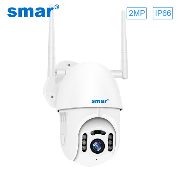 Smar WIFI Camera Outdoor PTZ IP Camera H.265X 1080p Speed CCTV Security Cameras